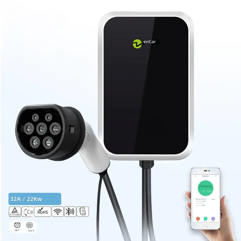 22Kw Wallbox Type 2 Ocpp Rfid - Cargador de Vehículos Eléctricos de 22