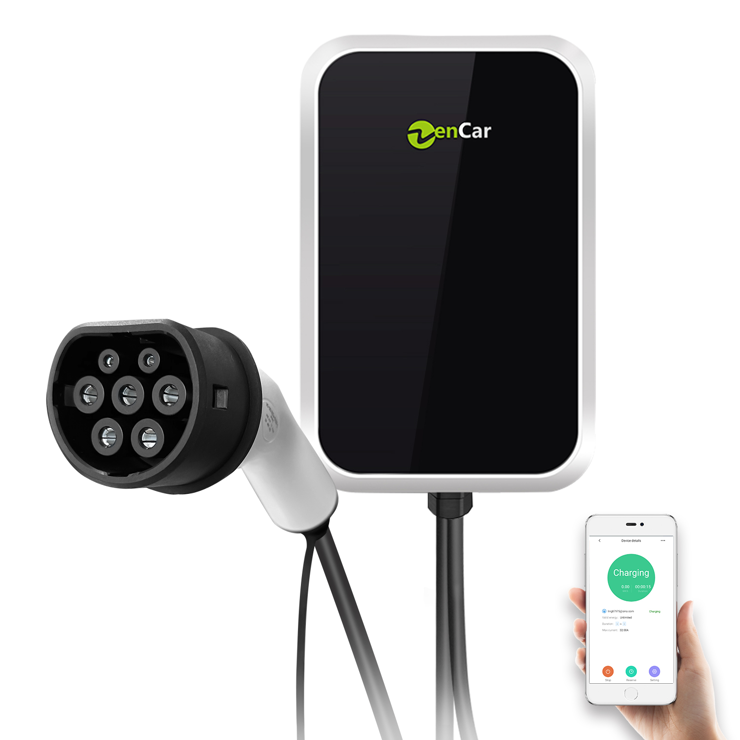 Estación de Carga para Vehícul - 22Kw Wallbox Type 2 Ocpp Rfid reseña y precio