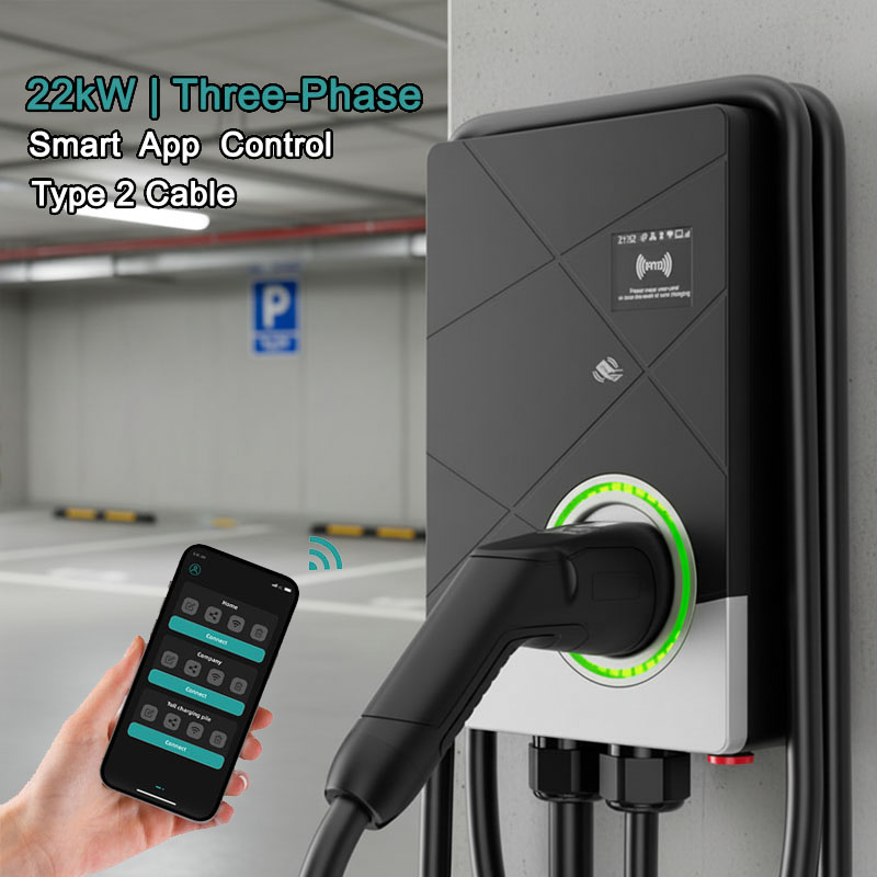 Cargador Inteligente para Vehí - 22Kw Wallbox Type 2 Ocpp Rfid reseña y precio