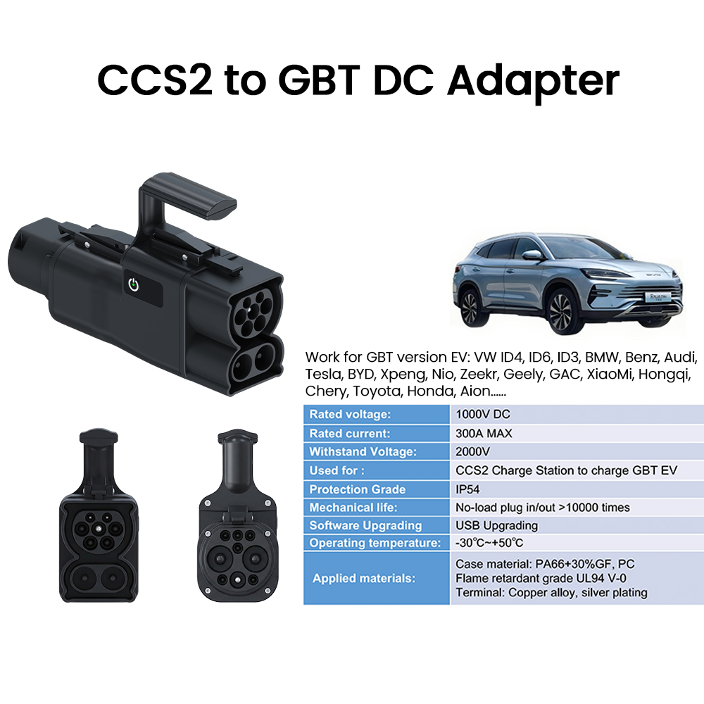 Adaptador NTO CCS2 a GB/T EV,  - Gb/T To Ccs2 200A Fast Charging Adapter reseña y precio
